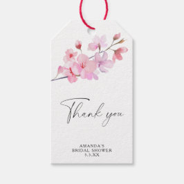 Sakura - Weddenschap Hartelijk dank Cadeaulabel