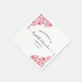 Sakura Wedding – Cherry Blossom Theme Servet (Hoek)