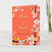 Sakura Wedding Invitation Kaart (Voorkant)