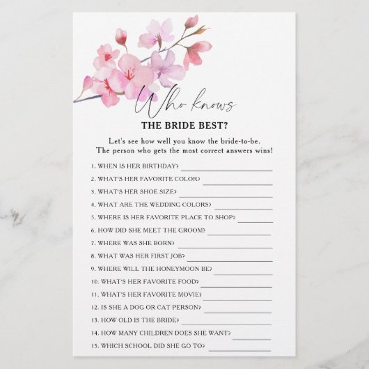 Sakura - Wie kent het beste bruidspel (Voorkant)