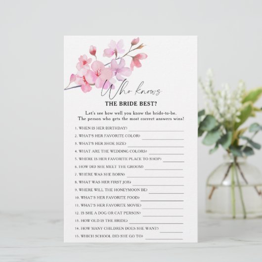 Sakura - Wie kent het beste bruidspel (Staand voorkant)