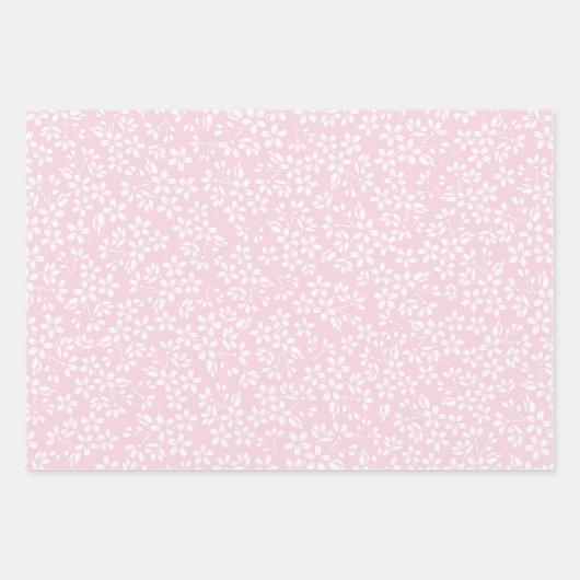 SAKURA Wrapping Paper Flat Sheet Set van 3 (Voorkant 2)