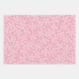 SAKURA Wrapping Paper Flat Sheet Set van 3