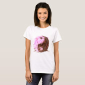 Sakura Yin Yang T-shirt (Voorkant volledig)