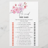 Sakura zei dat ze vrijgezellenfeest spel zei (Voorkant)