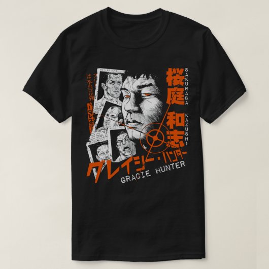 Sakuraba het Gracie Hunter Essential T Shirt (Design voorkant)