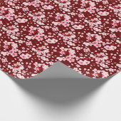 Sakurafubuki Sakura Petals Pattern Cadeaupapier (Hoek)
