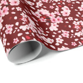 Sakurafubuki Sakura Petals Pattern Cadeaupapier (Rol Hoek)