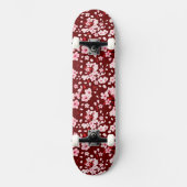 Sakurafubuki Sakura Petals Pattern Persoonlijk Skateboard (Voorkant)