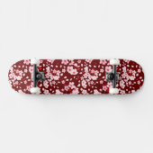 Sakurafubuki Sakura Petals Pattern Persoonlijk Skateboard (Horizontaal)