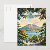 Sakurajima Japan Briefkaart (Voorkant / Achterkant)