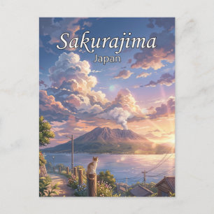 Sakurajima Japan Briefkaart