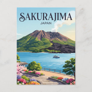 Sakurajima Japan Briefkaart