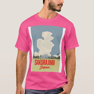 Sakurajima Japan vakantie T-shirt