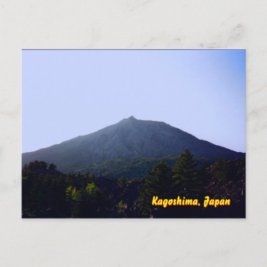 Sakurajima Volcano Briefkaart (Voorkant)