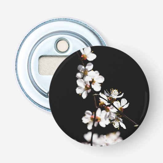 Sakurbloemen Button Flesopener (Voorkant)