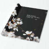 Sakurbloemen Cadeaupapier (Uitgerold)