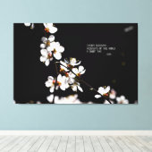 Sakurbloemen Canvas Afdruk (Insitu (Houten vloer))