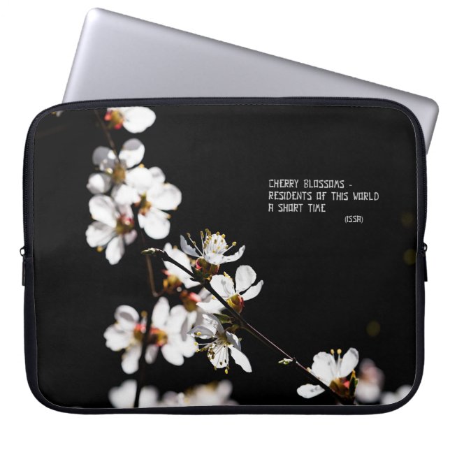 Sakurbloemen Laptop Sleeve (Voorkant)