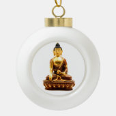 Sakyamuni Buddha Keramische Bal Ornament (Voorkant)
