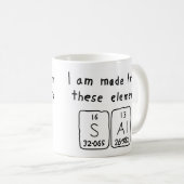 Sal periodieke lijstnaam mok (Voorkant rechts)