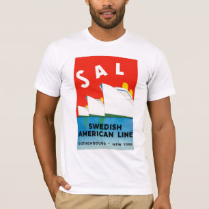 SAL ~ Swedish American Line T-shirt