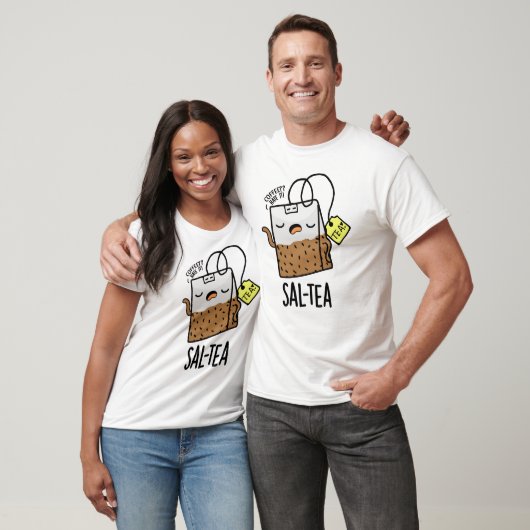 Sal-tea Funny Tea Pun T-shirt (Unisex)