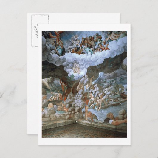 Sala dei Giganti (fresco) (zie ook 78482-88) Briefkaart (Voorkant / Achterkant)