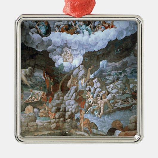 Sala dei Giganti (fresco) (zie ook 78482-88) Metalen Ornament (Voorkant)