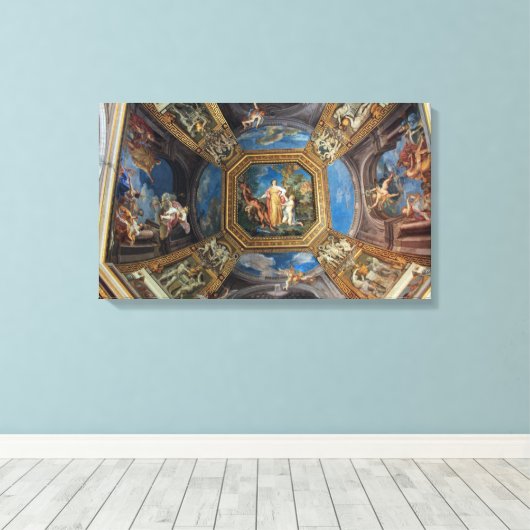 Sala delle Muse Vatican Museum Canvas Afdruk (Insitu (Houten vloer))