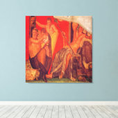 Sala di Grande Dipinto, Scène VI / Villa de Mister Canvas Afdruk (Insitu (Houten vloer))