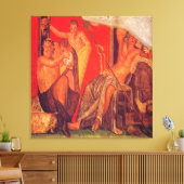 Sala di Grande Dipinto, Scène VI / Villa de Mister Canvas Afdruk (Insitu (Woonkamer))