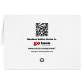 Sala Keo Kou, Nong Khai, Thailand Kaart (Achterkant Horizontaal)