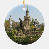 Sala Keo Kou, Nong Khai, Thailand Keramisch Ornament (Achterkant)