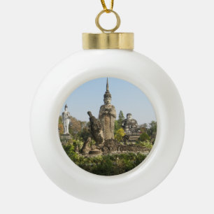 Sala Keo Kou, Nong Khai, Thailand Keramische Bal Ornament