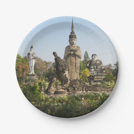 Sala Keo Kou, Nong Khai, Thailand Papieren Bordje (Voorkant)