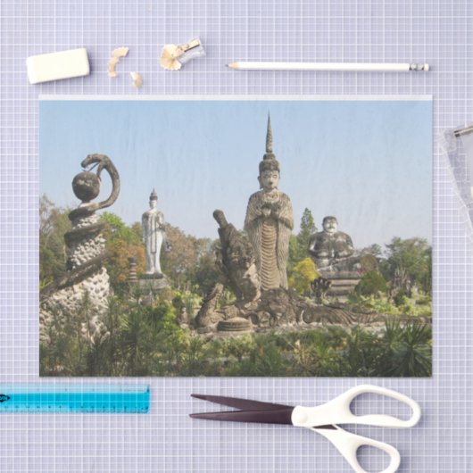 Sala Keo Kou, Nong Khai, Thailand Tissuepapier (Craft)