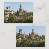 Sala Keo Kou, Nong Khai, Thailand Visitekaartje (Voorkant / Achterkant)