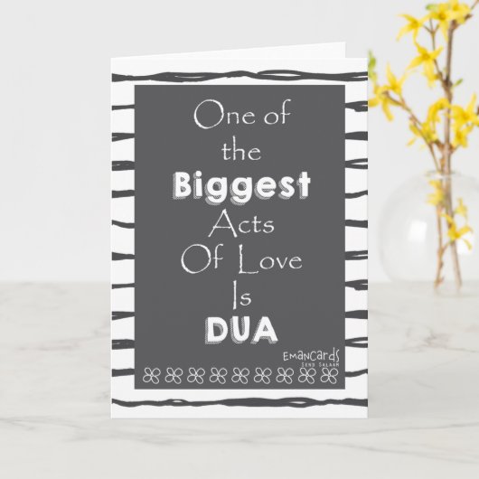 Salaam & Dua - Act of Love Kaart (Gele Bloem)
