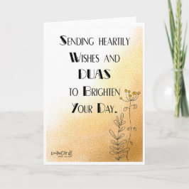 Salaam & Dua - Elegant Kaart