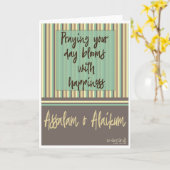 Salaam & Dua - Elegant Kaart (Gele Bloem)