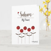 Salaam & Dua - Rozen voor een vriend Kaart (Gele Bloem)