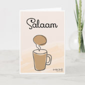 Salaam & Dua - Tea cup Kaart (Voorkant)