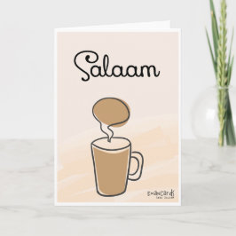 Salaam & Dua - Tea cup Kaart