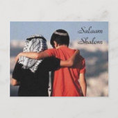 Salaam Shalom Briefkaart (Voorkant)