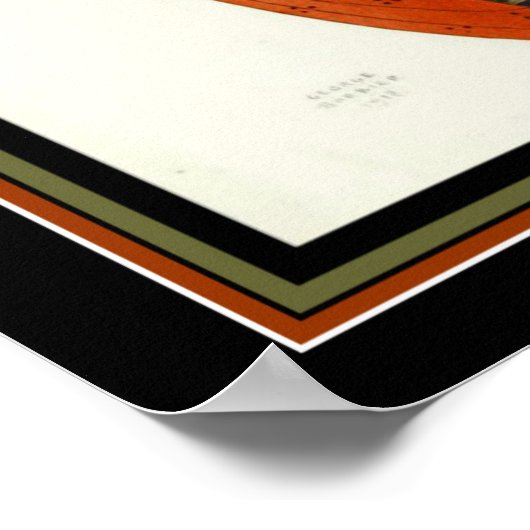 "Salabaccha" 1927 Barbier Art Deco Afdrukken 16x20 Poster (Hoek)