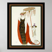 "Salabaccha" 1927 Barbier Art Deco Afdrukken 16x20 Poster (Voorkant)