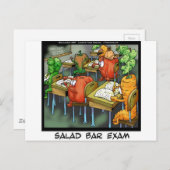 Salad Bar Exam Funding Briefkaart (Voorkant / Achterkant)