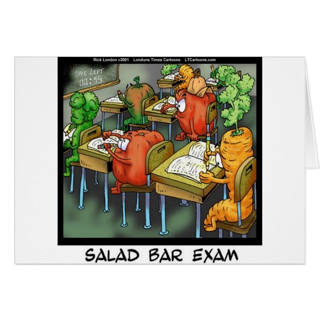 Salad Bar Exam Funny (Voorkant Horizontaal)