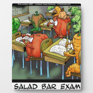 Salad Bar Exam Funny Fotoplaat